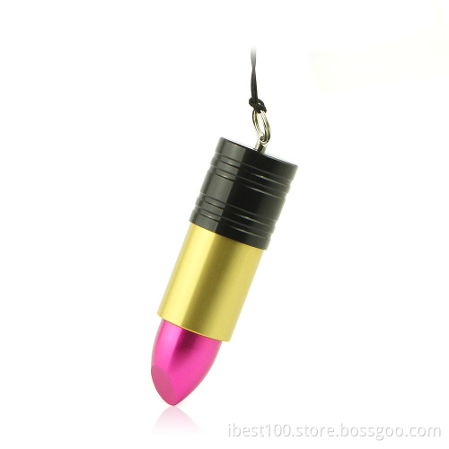 Promotion Gift Customized Lipstick Metal + Plastic USB Drive Pen Drive 128MB~32GB